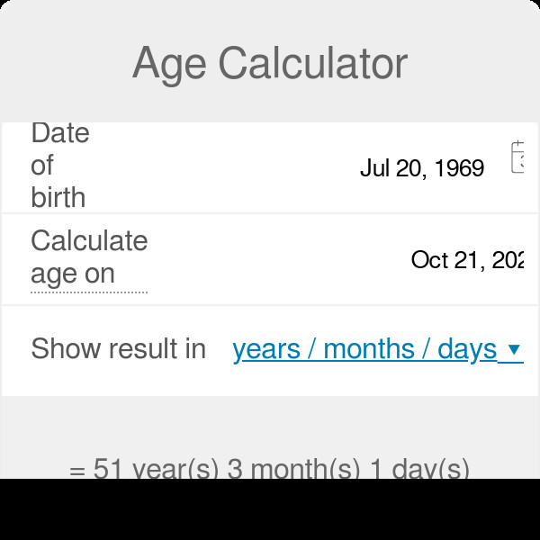 Age Calculation Born in 1999, How Old Am I in 2023? Flat Glass