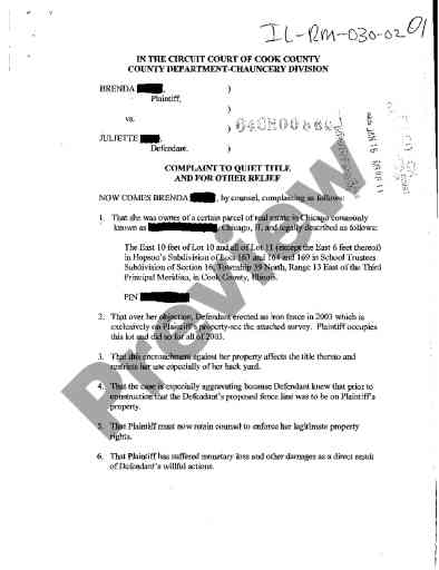 Decoding Quiet Title Complaints in Illinois - Flat Glass
