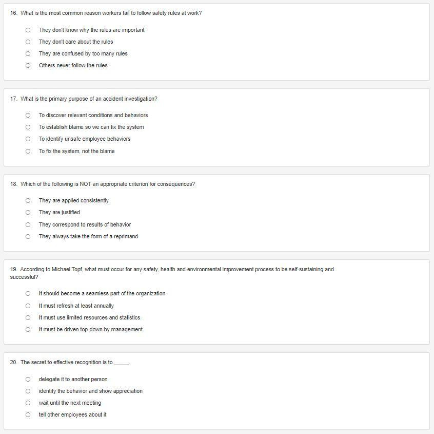 Investigating Reasons for Employee Inability to Perform Job Duties ...